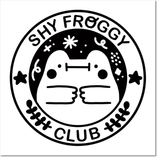 Shy Froggy Club Posters and Art
